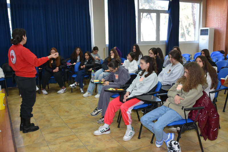 Παρακολούθηση προγράμματος Ερυθρού Σταυρού «Υγιεινή κατά την έμμηνο ρύση» 